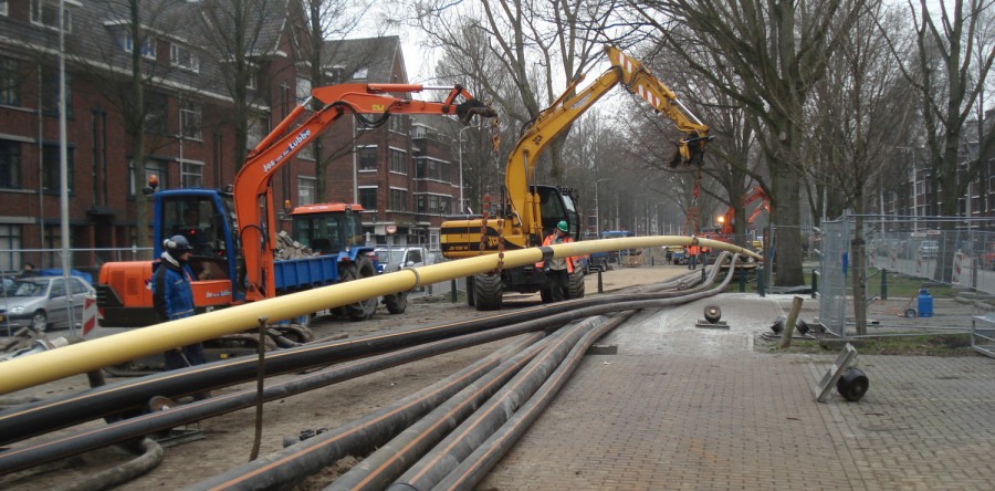 Vervangen 2km hogedruknet, lagedruknet